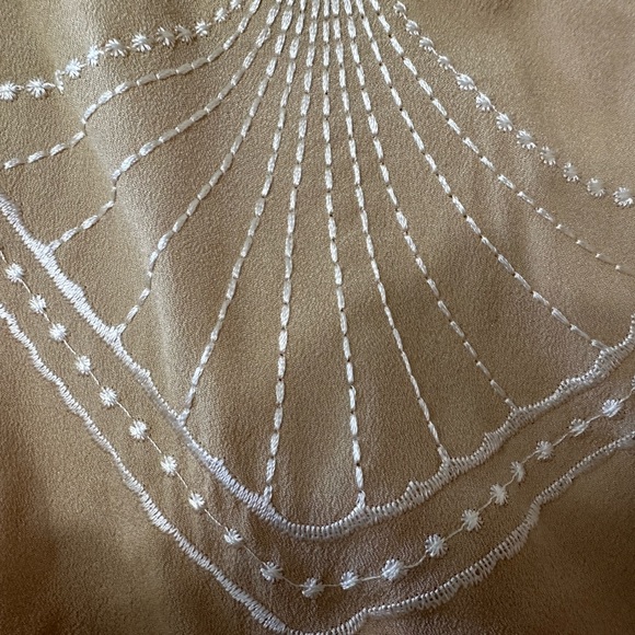 Antonio Melani Classy lined zip dress kaki color excellent preowned sz2 Party - Picture 16 of 16